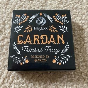 Fairyloot cardan trinket tray holly black